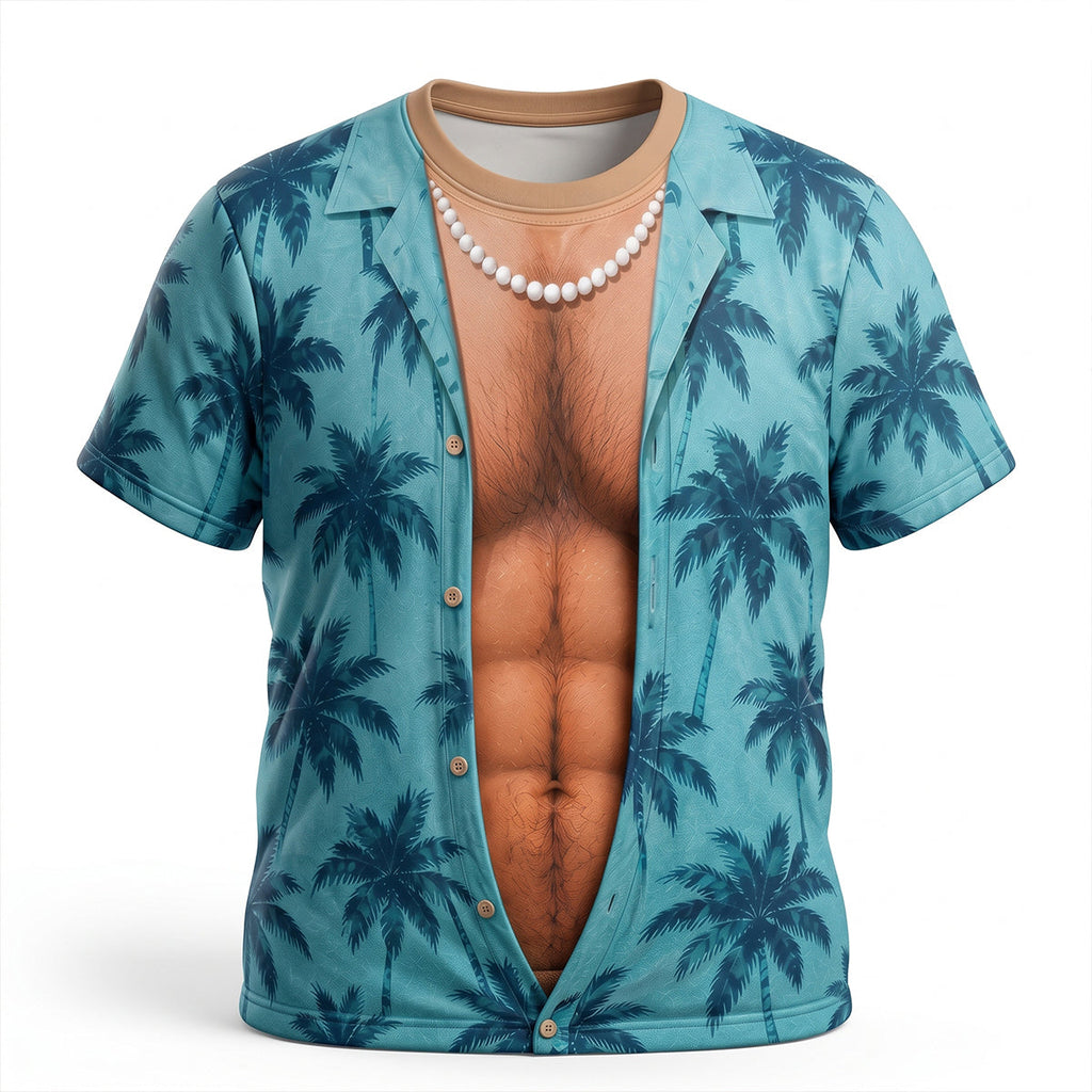 Funny Muscle Hawaiian Shirt - Personalized Gifts 04natn010726