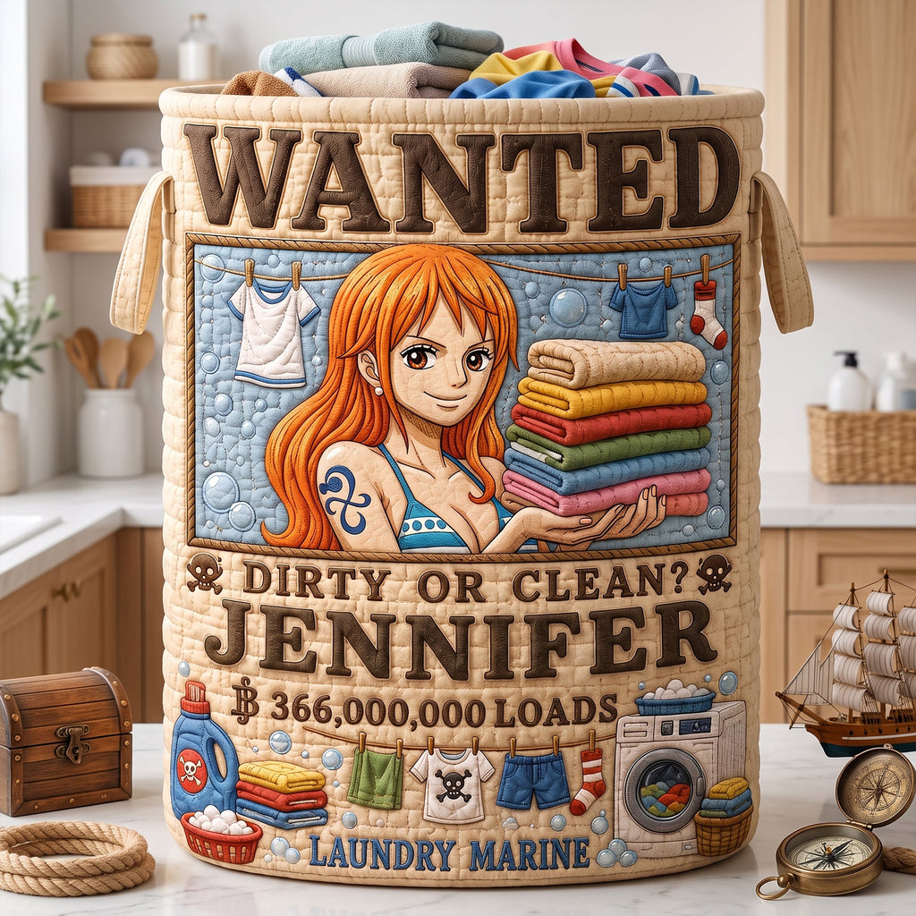 Wanted Adventure Laundry Basket - Personalized Gifts 03paqn110726