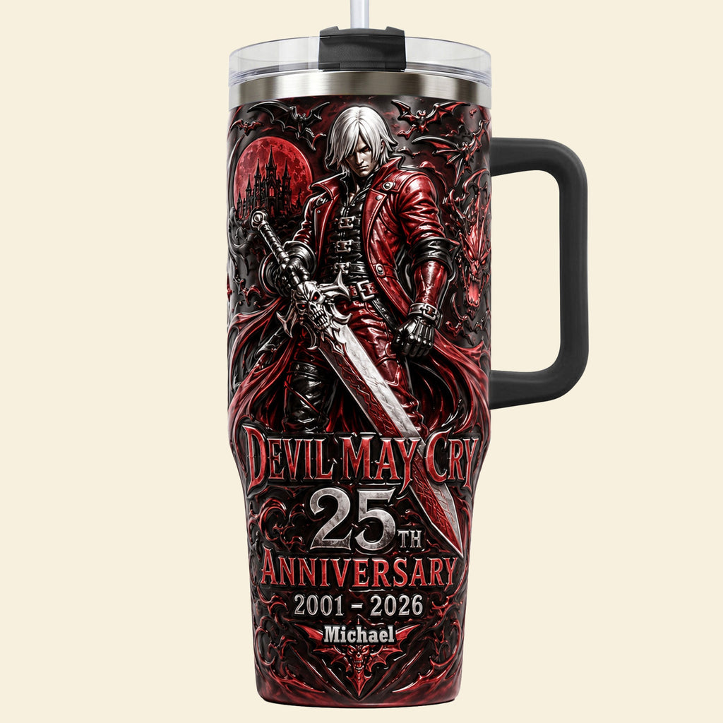 Evil Hunt 40oz Tumbler With Handle - Personalized Gifts 05QHTI080726