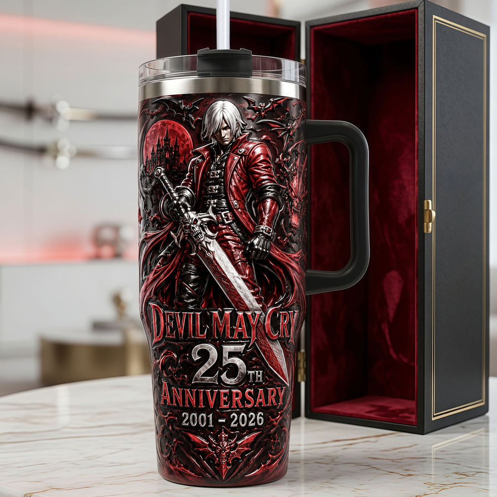 Evil Hunt 40oz Tumbler With Handle - Personalized Gifts 05QHTI080726