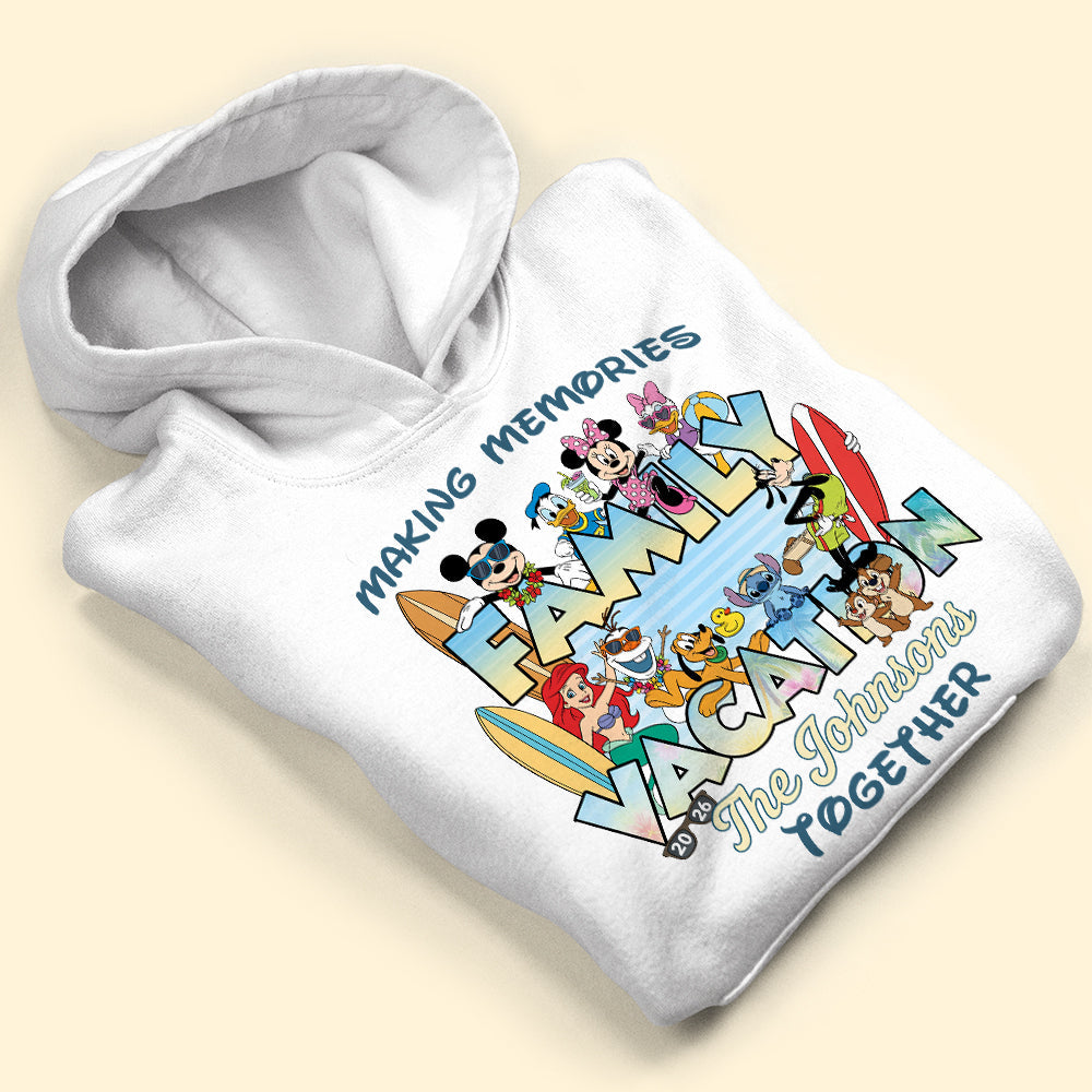 Whimsical Family Vacation Matching Shirt, Personalized Gifts For Families 02QHTI190626