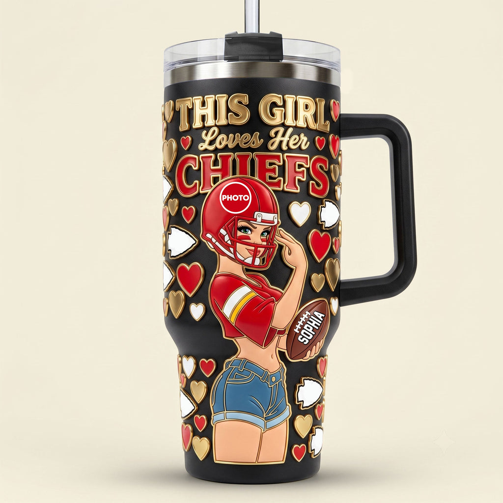 All-Star Girl Colorful 40oz Tumbler With Handle - Personalized Gifts For Sport Lovers 01HUTI010726