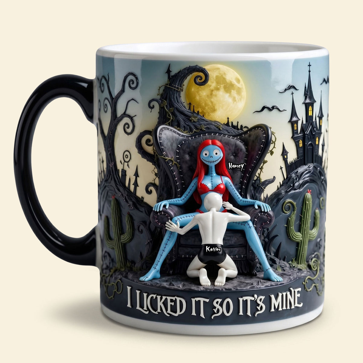 Gothic Naughty Couple Magic Coffee Mug - Personalized Gifts For Couple 05ohti280526