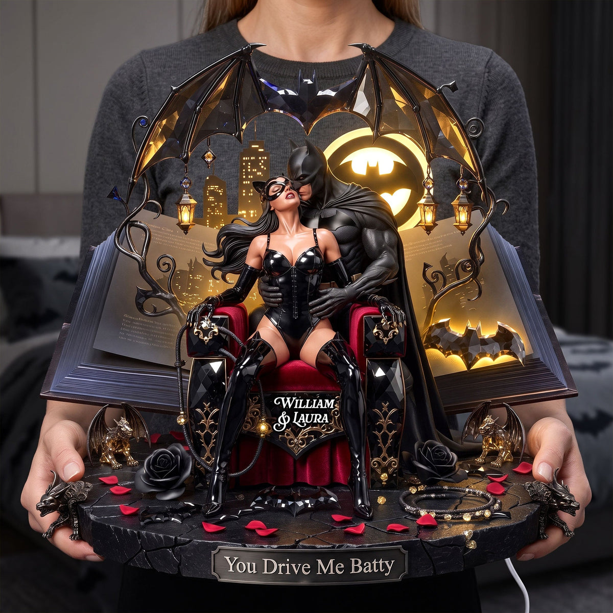 You Drive Me Flirty Light Box - Personalized Gifts For Couples 01pati100726