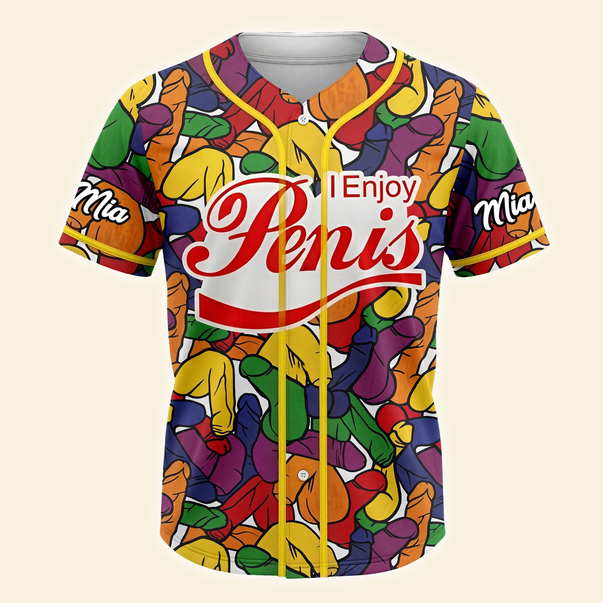 Naughty Penis Baseball Jersey - Personalized Gifts 01nati120626