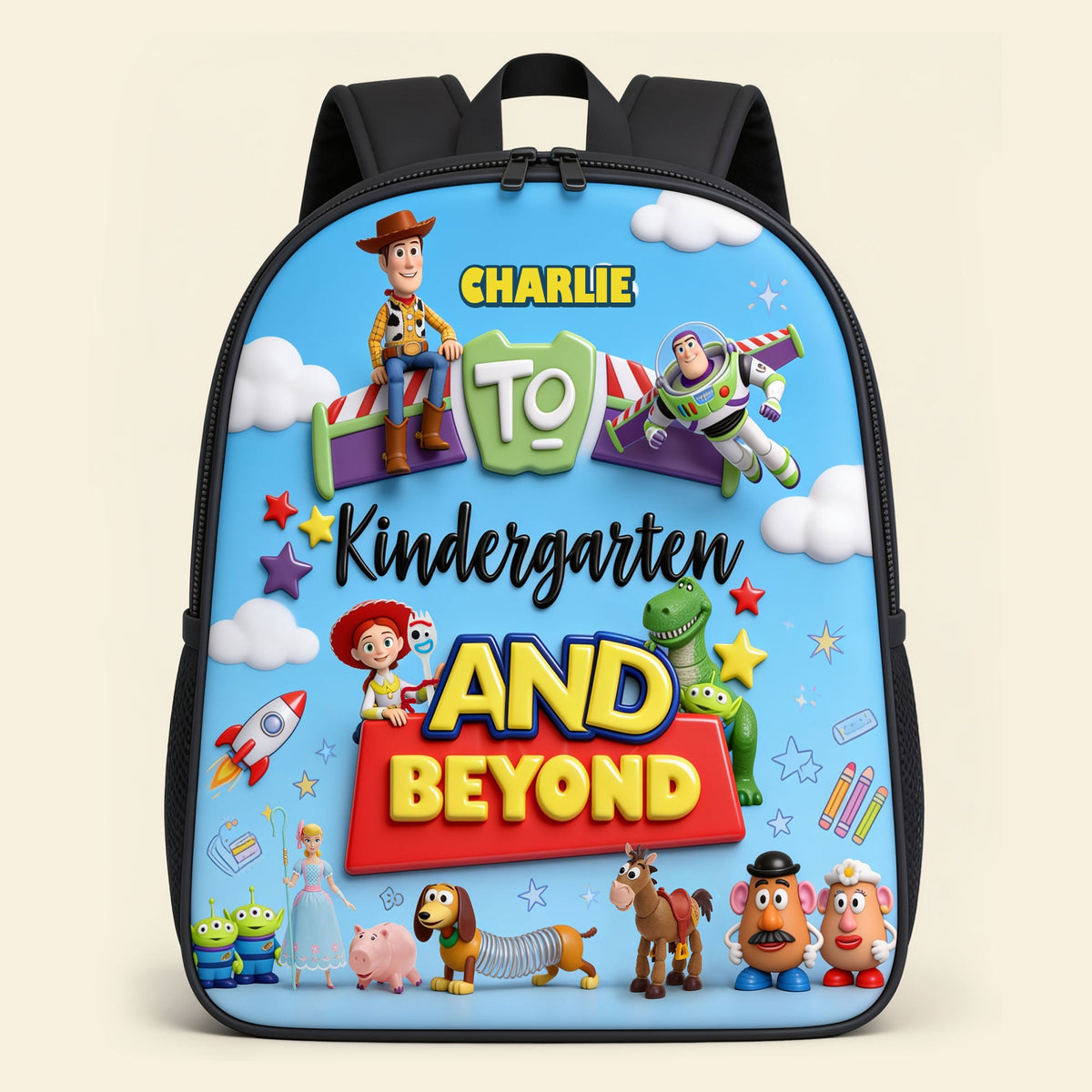 School-Day Adventure Backpack - Personalized Gifts For Kids School Bag 05NATI250626