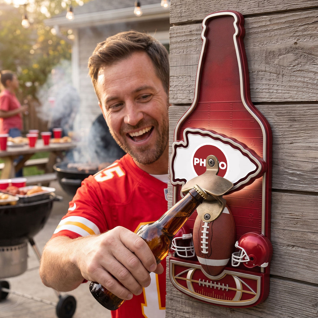 Kickoff Wall Hanging Bottle Opener - Personalized for Sports Fans 02NATI160726