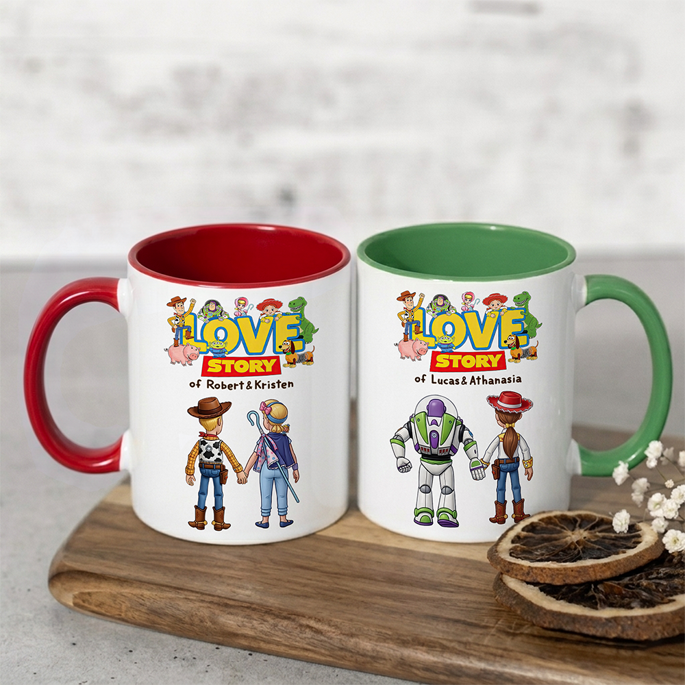 Love Journey Coffee Accent Mug - Personalized Gifts For Couple 06hudt230626
