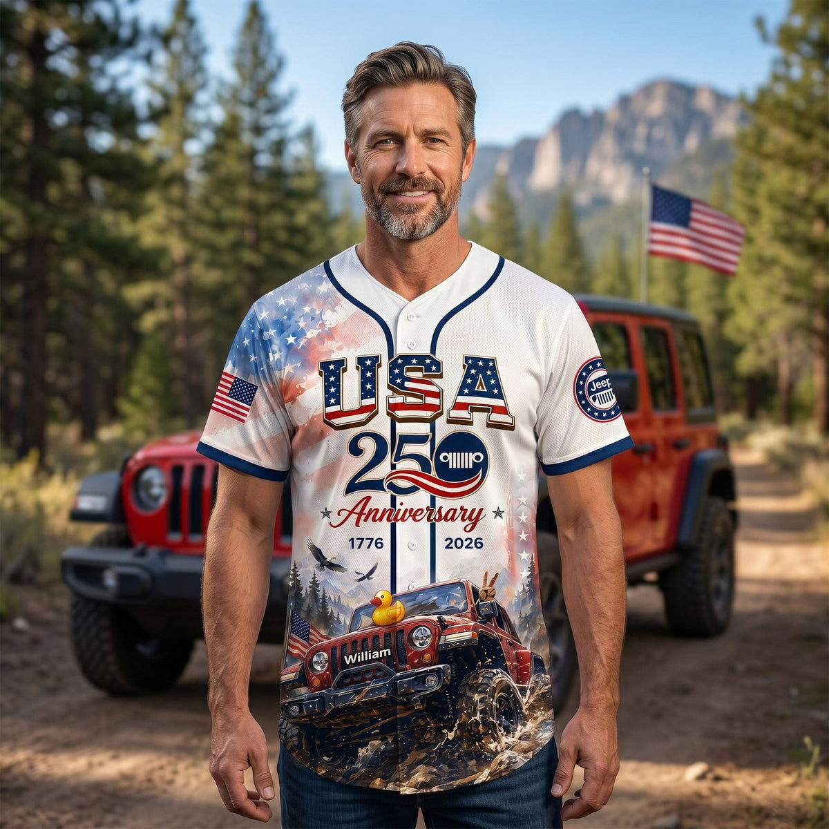 American Off-road Legend Jersey - Personalized Gifts For Off-road Lovers 03QHTI180626