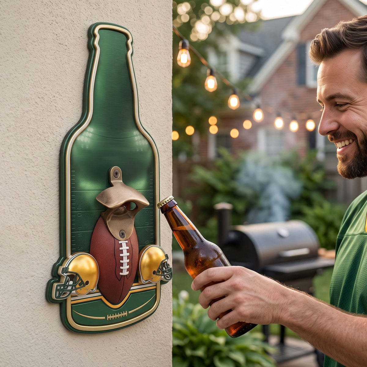 Kickoff Wall Hanging Bottle Opener - Personalized for Sports Fans 02NATI160726