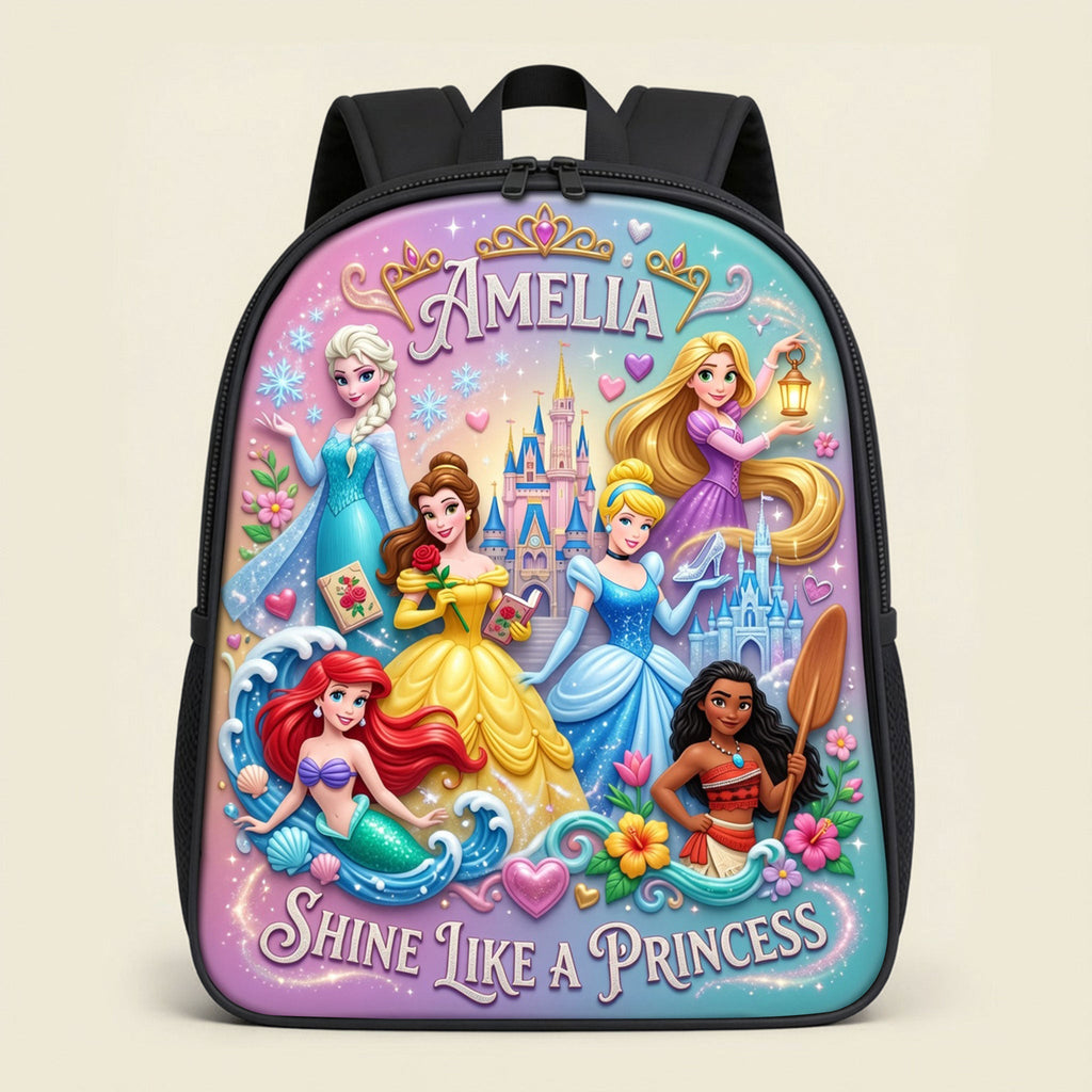 Lovely Fantastical Princess Shool Bag - Personalized Gifts For Kids 04tyti130726