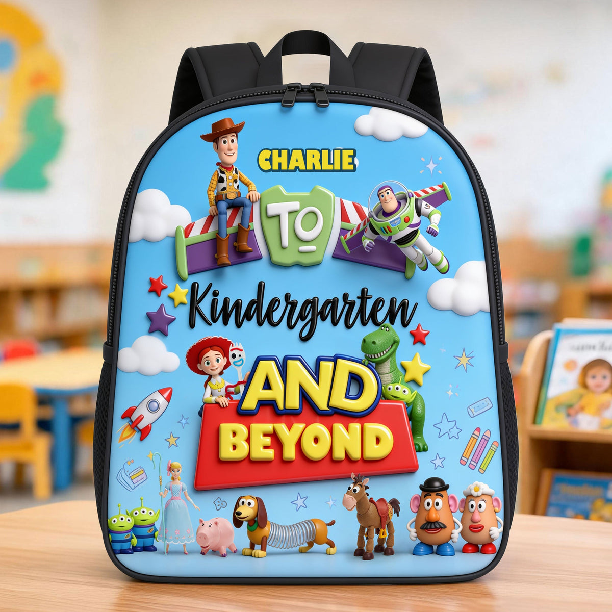 School-Day Adventure Backpack - Personalized Gifts For Kids School Bag 05NATI250626