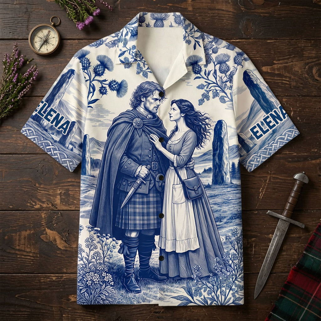 Fantasy Time Traveler Hawaiian Shirt - Personalized Gifts 02huti030726