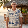 Quitter Club Toile De Jouy Hawaiian Shirt - Custom Photo Gifts 02pati180626