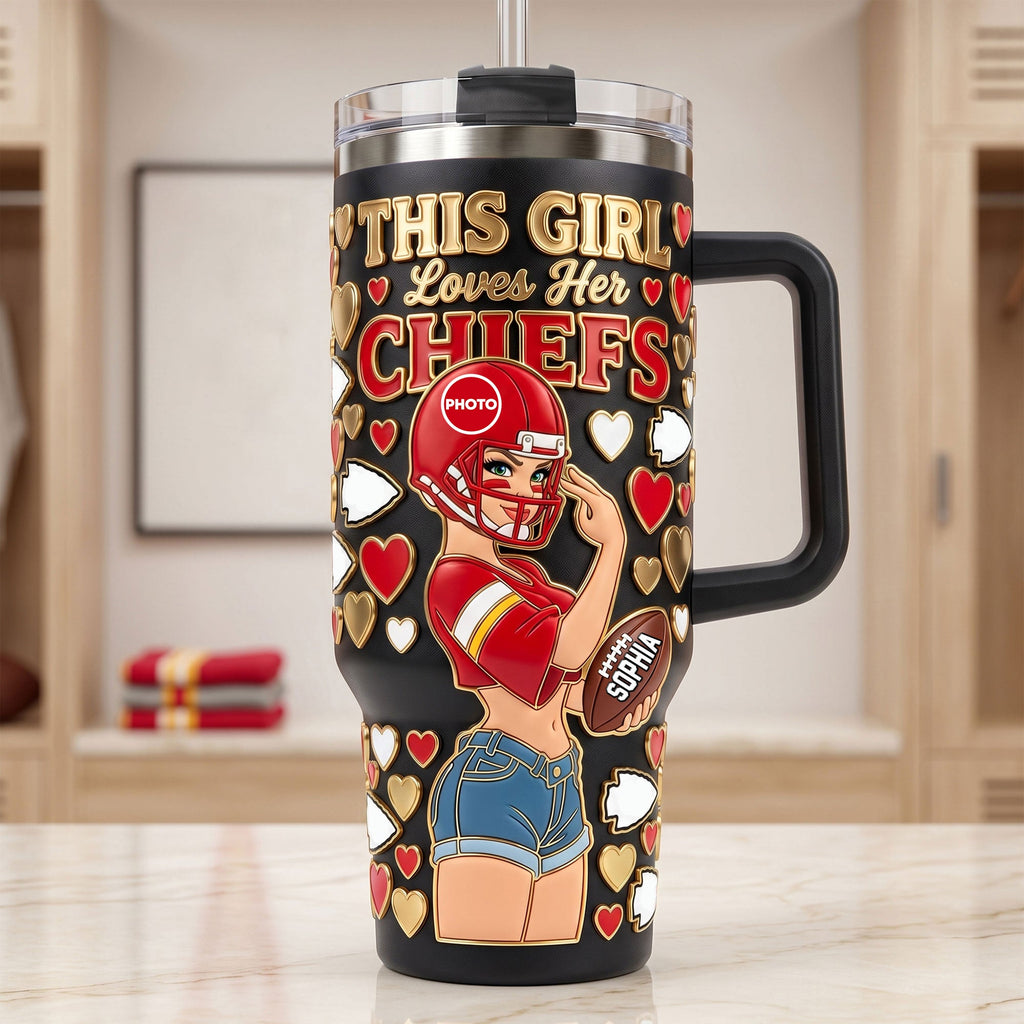 All-Star Girl Colorful 40oz Tumbler With Handle - Personalized Gifts For Sport Lovers 01HUTI010726