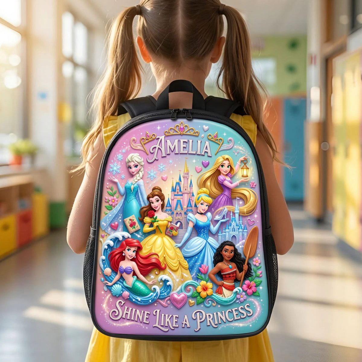 Lovely Fantastical Princess Shool Bag - Personalized Gifts For Kids 04tyti130726