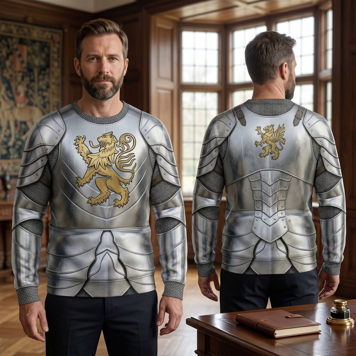 Royal Knight Armor Shirt - Personalized Gifts 01huti030626