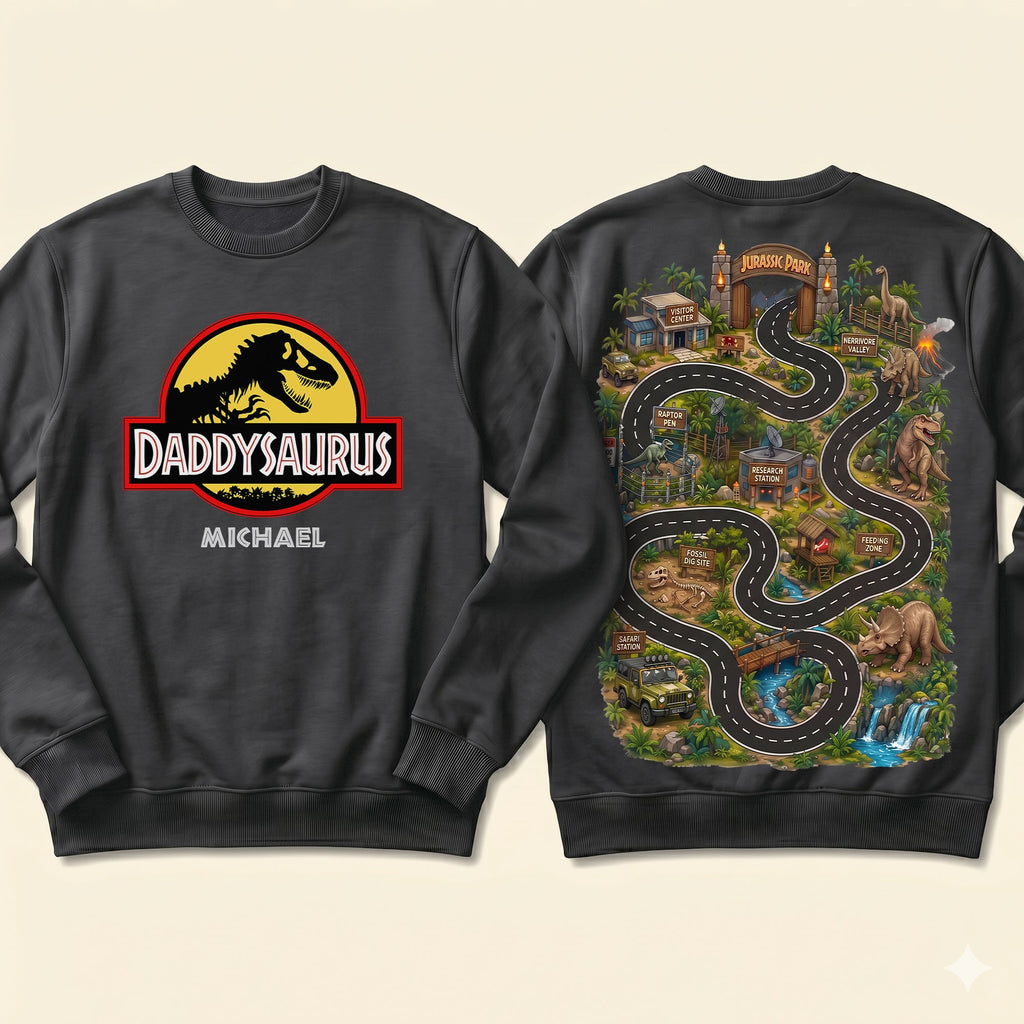 Adventure Map Shirt - Personalized Gifts For Dad 04NATI210526