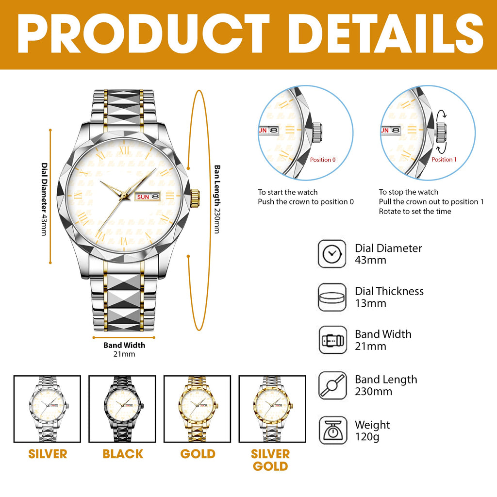 Speed Monster Stainless Steel Men's Watch - Personalized Gifts For Hot Rod Lover 03tgti080426