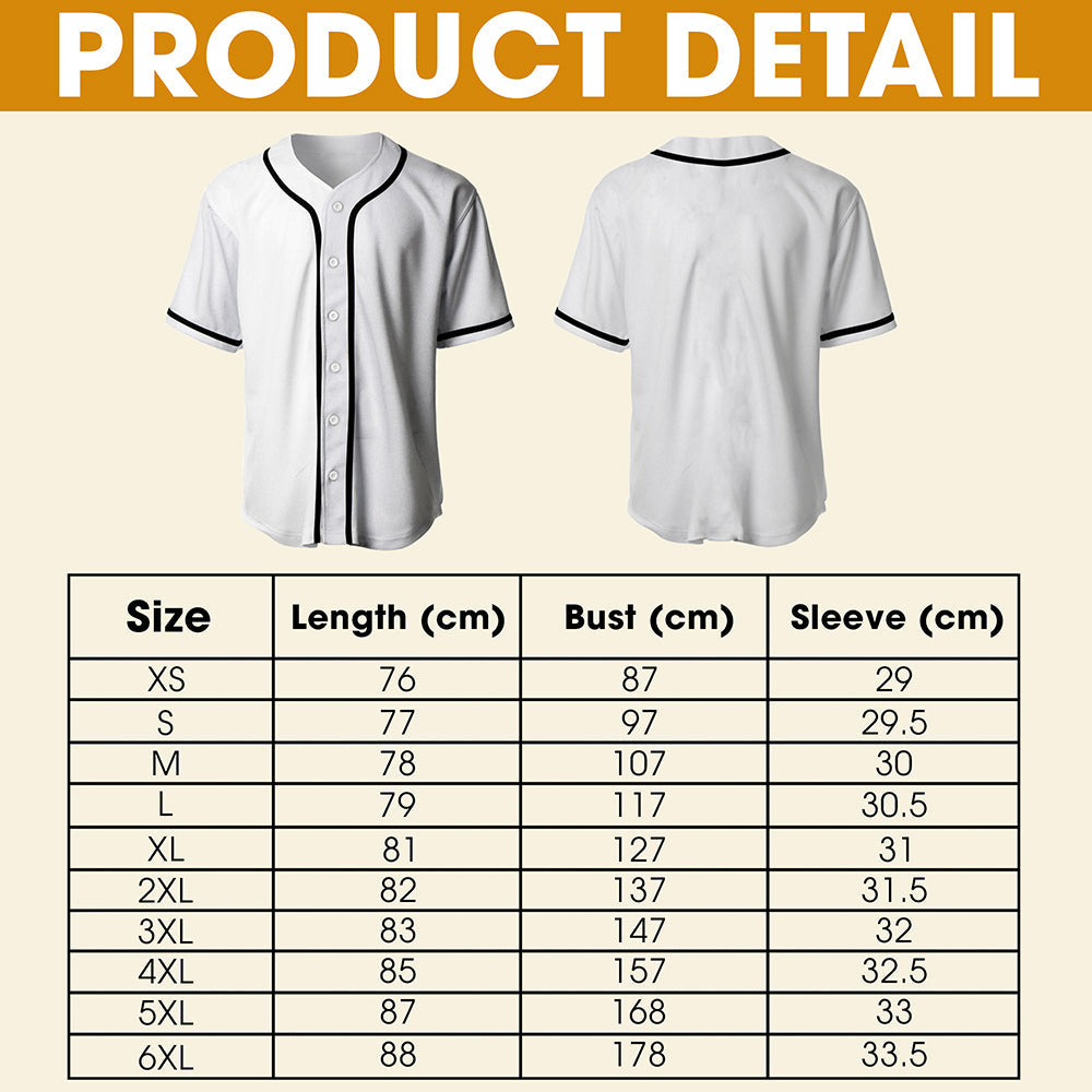 Anniversary Baseball Jersey - Personalized Gifts 01QHDT120626
