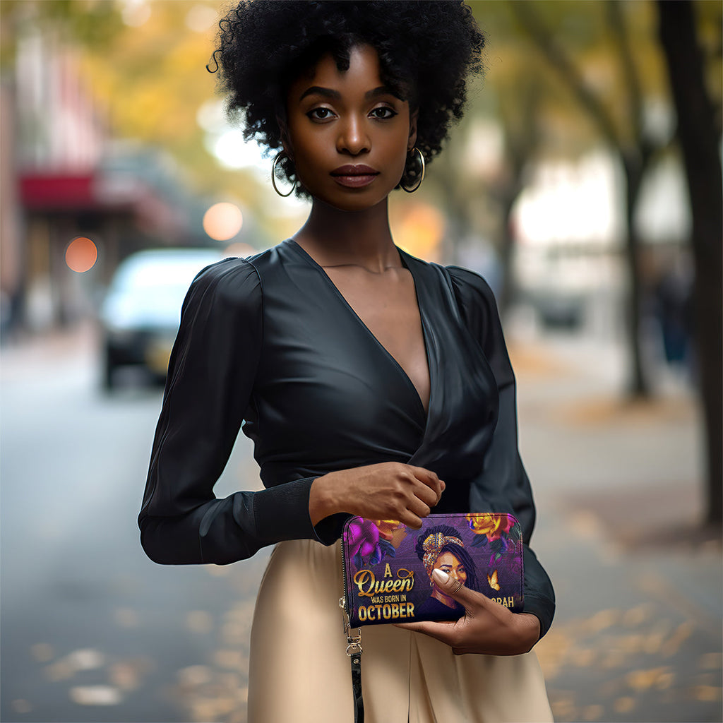 A Beautiful Queen - Personalized Clutch Purse
