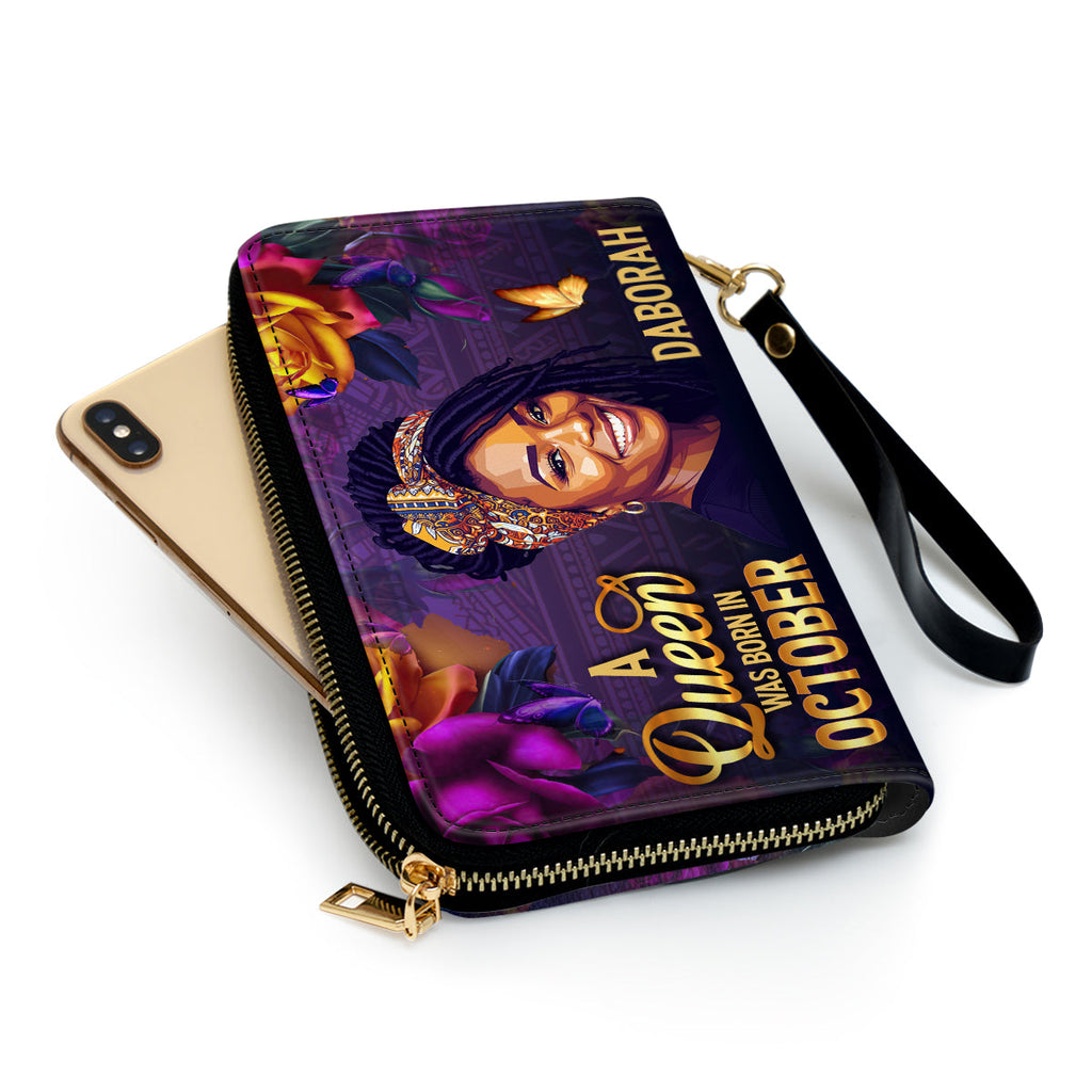 A Beautiful Queen - Personalized Clutch Purse