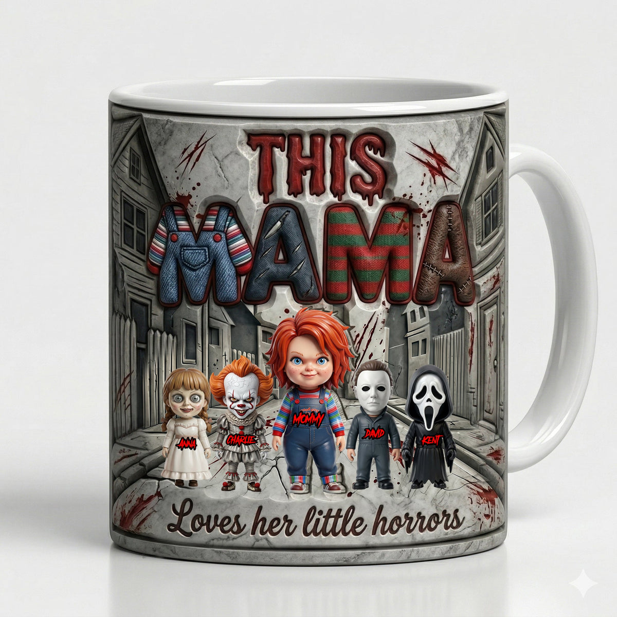 Mama’s Little Horror Magic Ceramic Coffee Mug - Personalized Gifts For Mom 03NALU110426