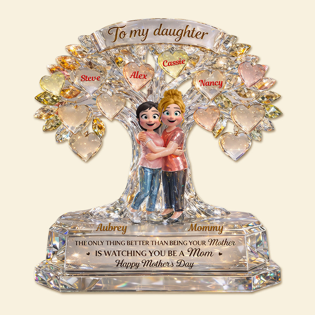 To My Daughter Acrylic Plaque - Personalized Mother's Day Gifts 01tomg120326
