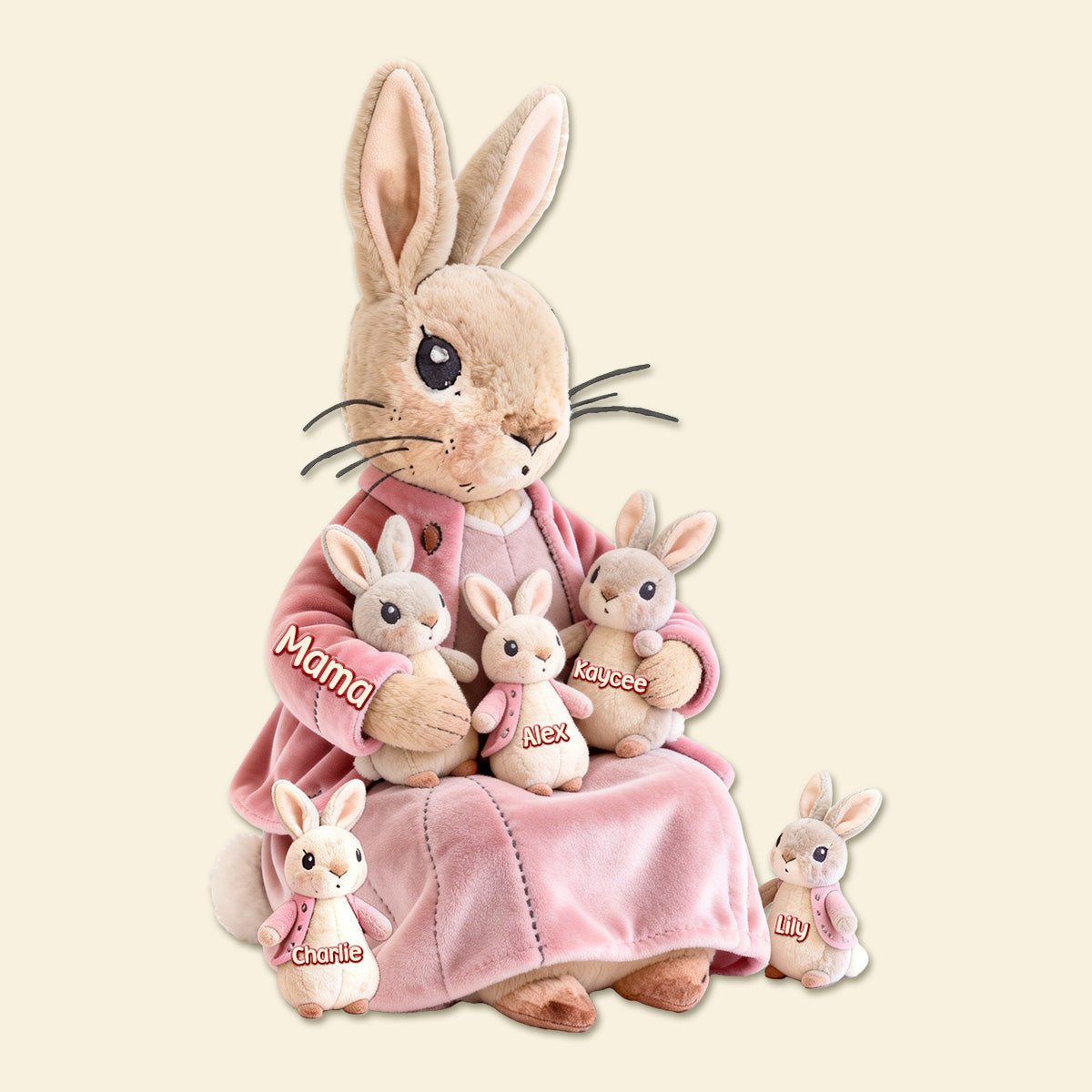 Grandma And Grandkids Shaped Pillow - Personalized Mother's Day 04namg110326