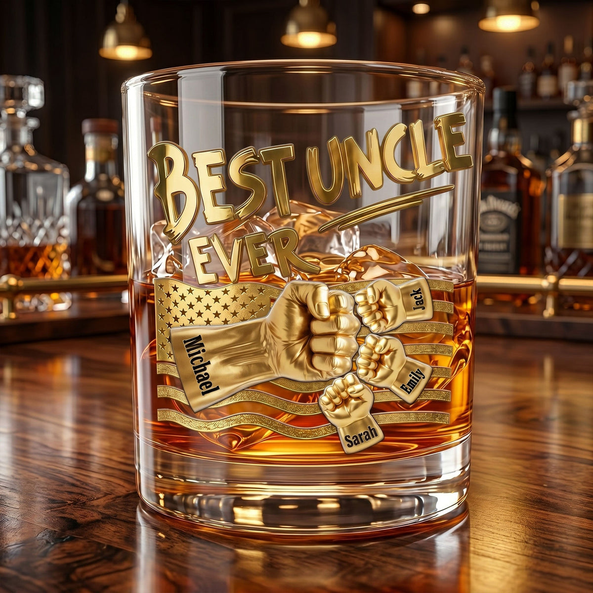 Power Fist Drinking Glass - Personalized Gifts For Uncles 052ohti220526