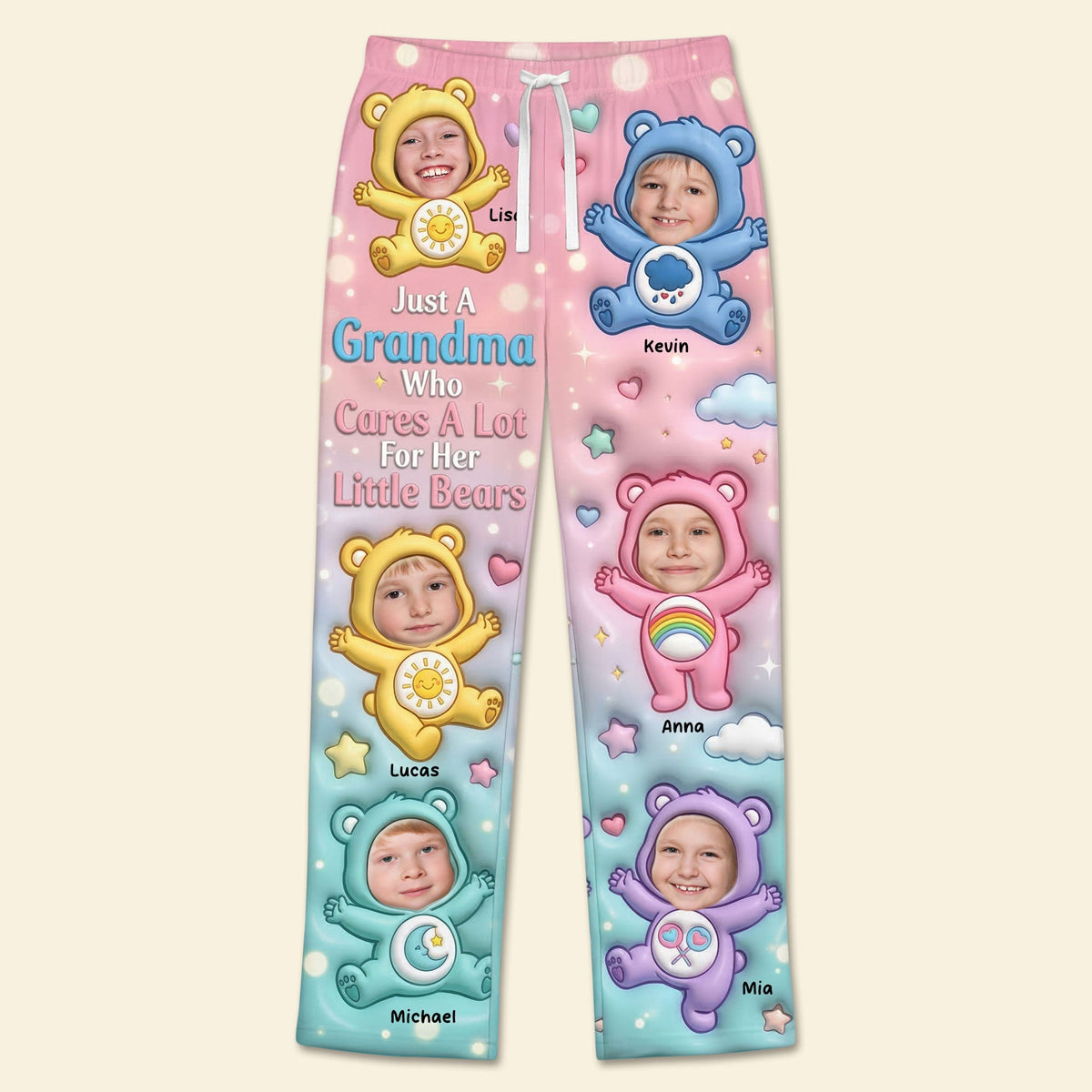 Grandma's Love Pajama Pants - Custom Photo Gifts For Grandmas 01nati130326