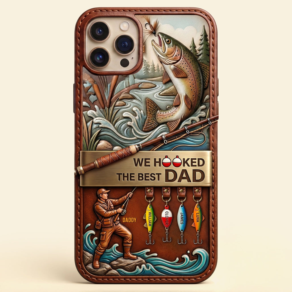 Reel Cool Fishing Dad Phone Case - Personalized Gifts For Dads 01PATI300426