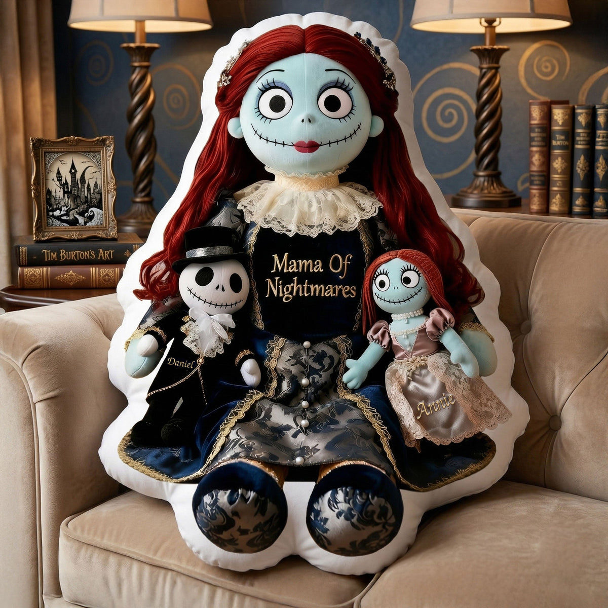 Spooky Mama & Little Ones Pillow - Personalized Gifts For Mom 02TYTI040426