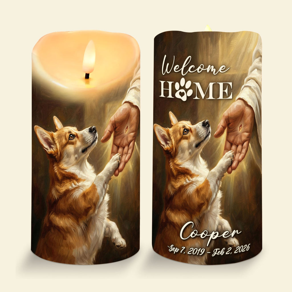 Heaven Dog LED Candle - Custom Photo Gifts For Dog Lovers 03qhti270326