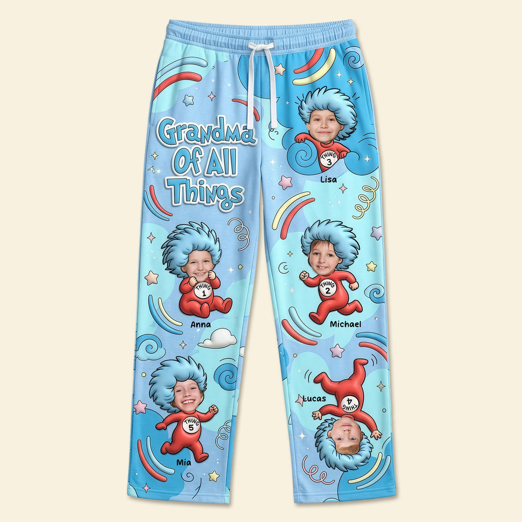Love For Grandma Pajama Pants - Custom Photo Gifts For Grandmas 02nati130326