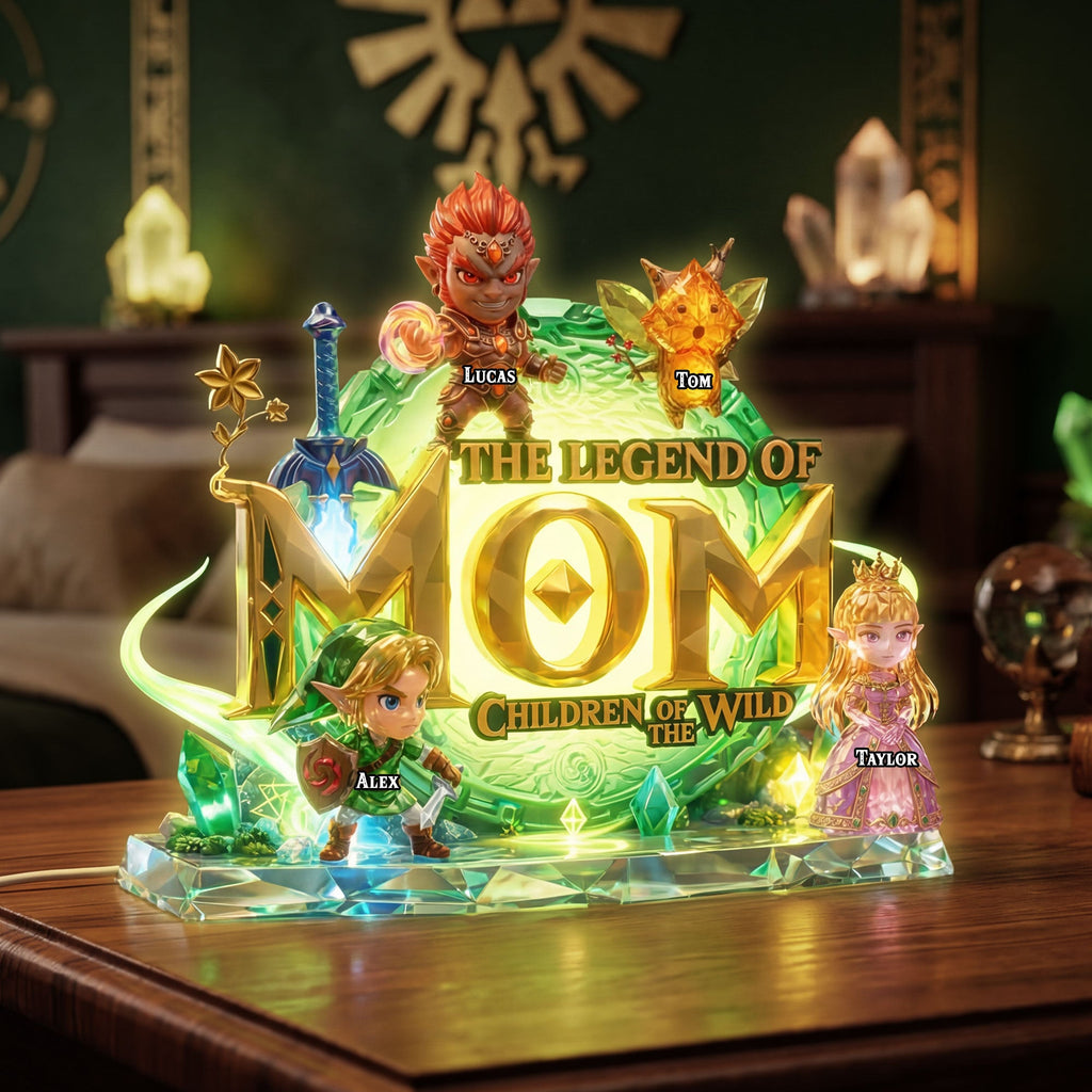 The Legend Of Mom Light Box Personalized Mother's Day Gifts 04OHTI140326