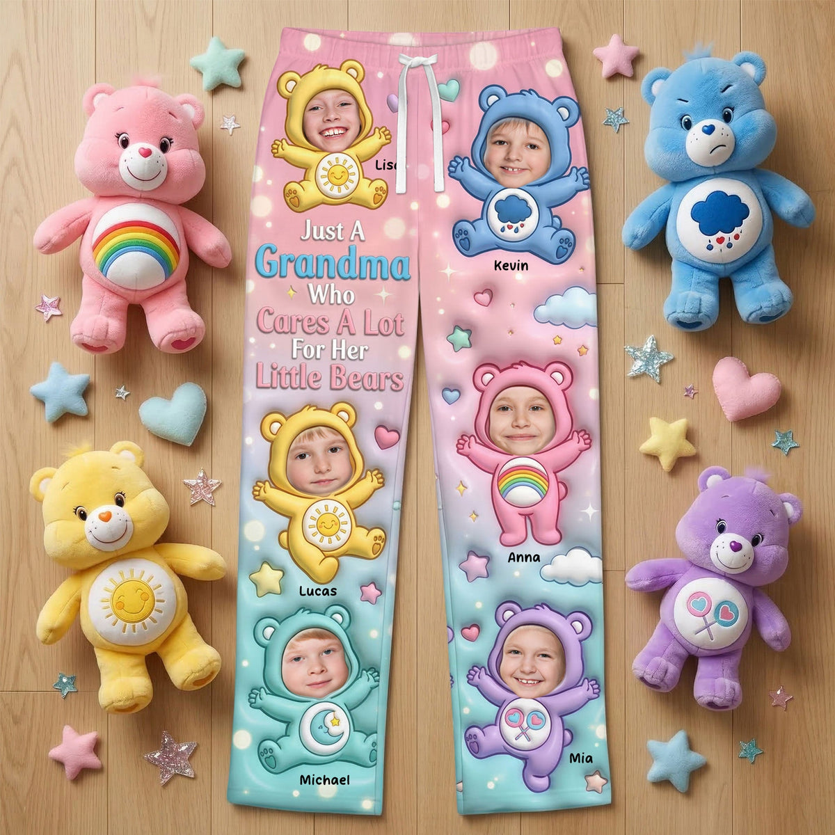Grandma's Love Pajama Pants - Custom Photo Gifts For Grandmas 01nati130326