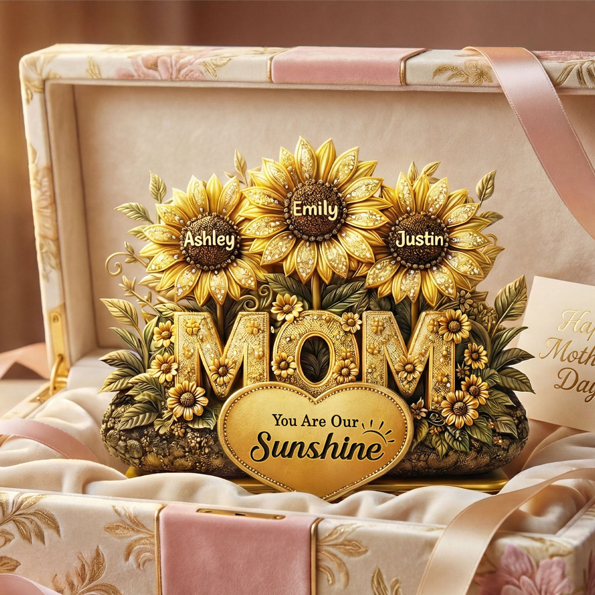 You Are Our Sunshine Acrylic Plaque - Personalized Gifts For Mother's Day 02TOTI030326