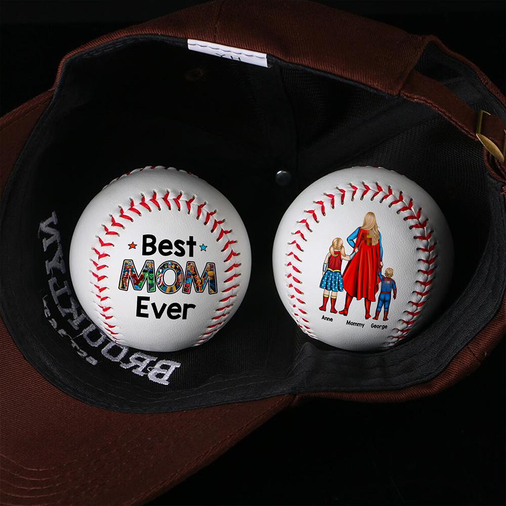 Powerful Mom And Kids Baseball  - Personalized Gift For Mother's Day Baseball 01ACHU240426PA