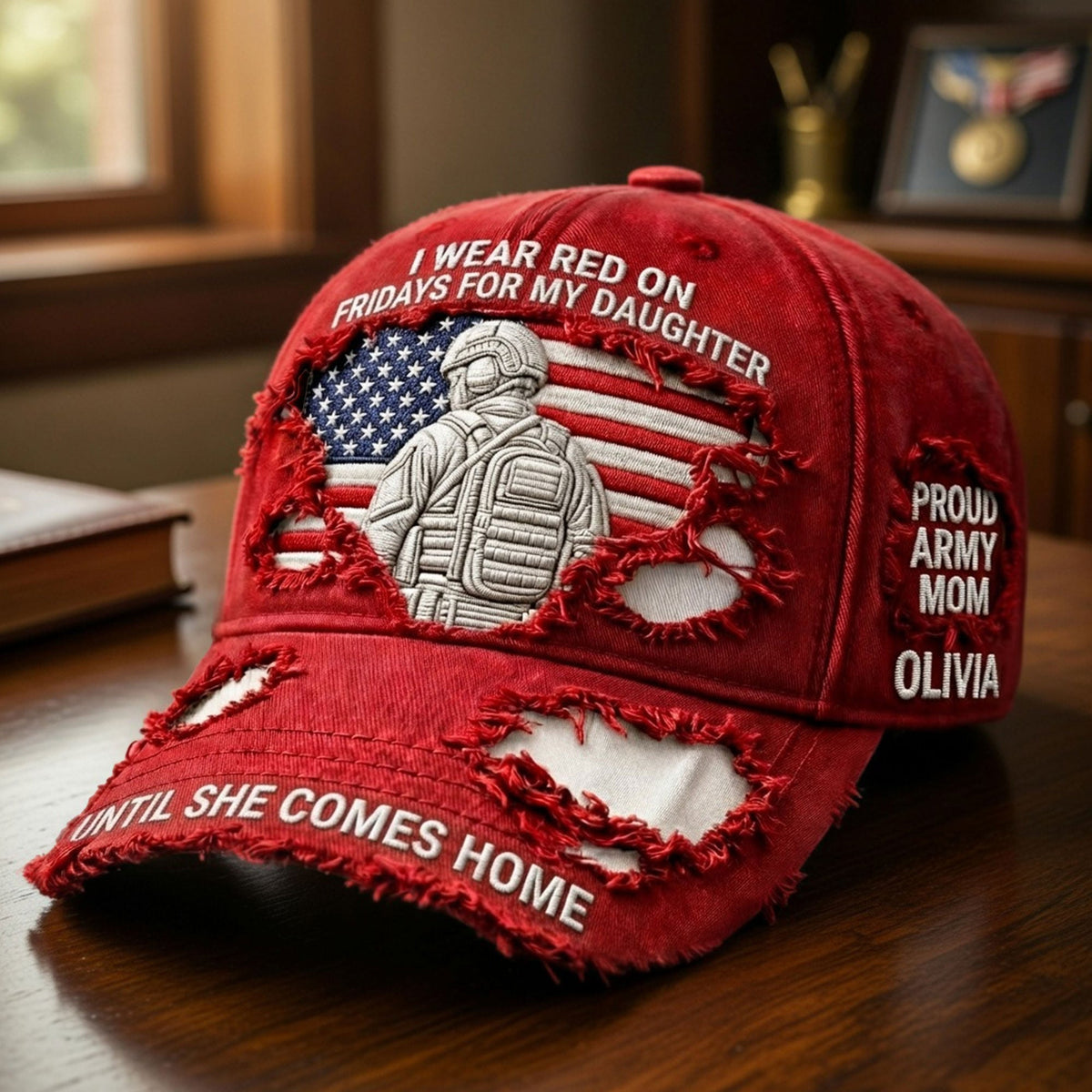 Proud Military Mom Classic Cap - Personalized Gifts For Mom 01TGTI280326