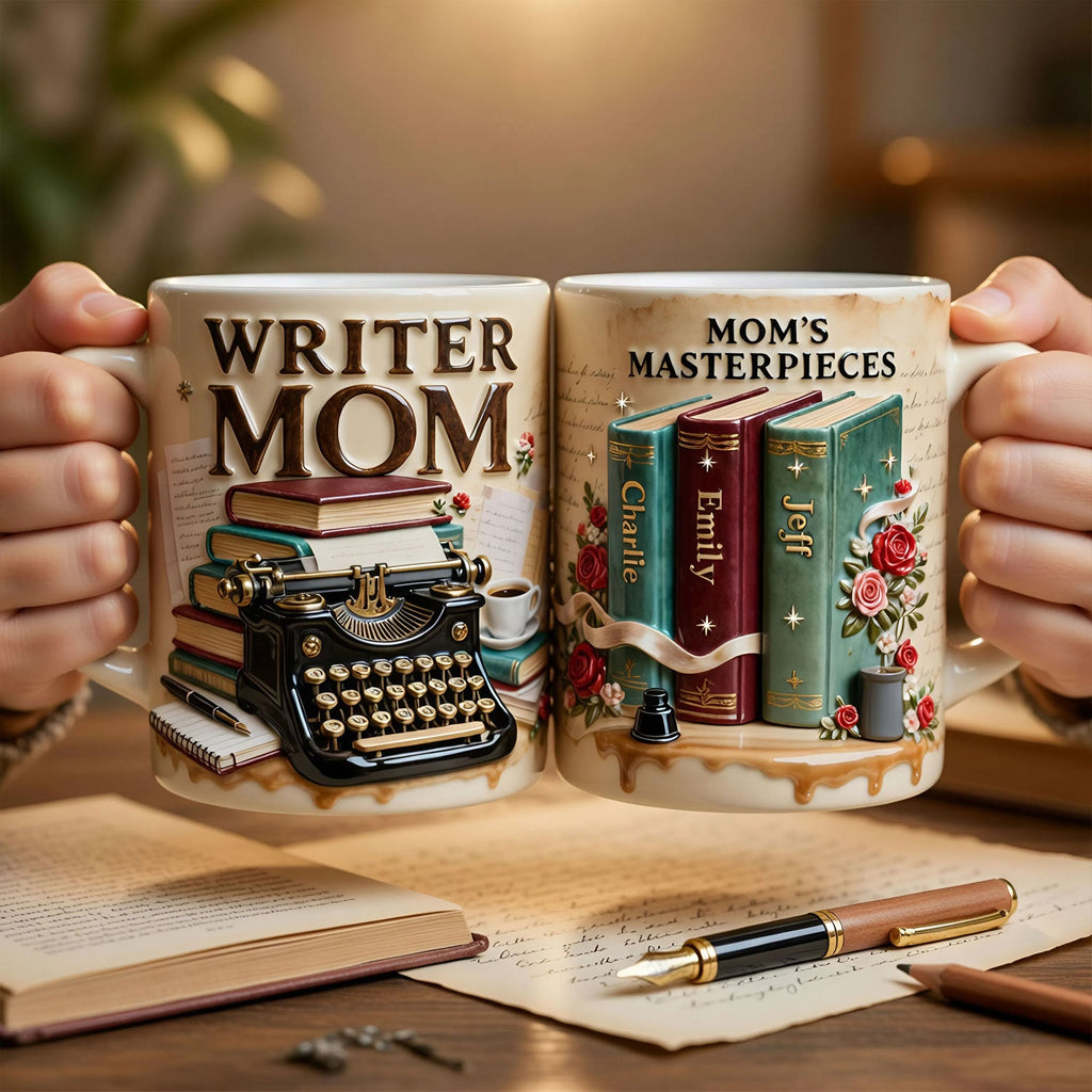 Writer Mom Coffee Mug - Personalized Gifts For Mother's Day 04qhti130426