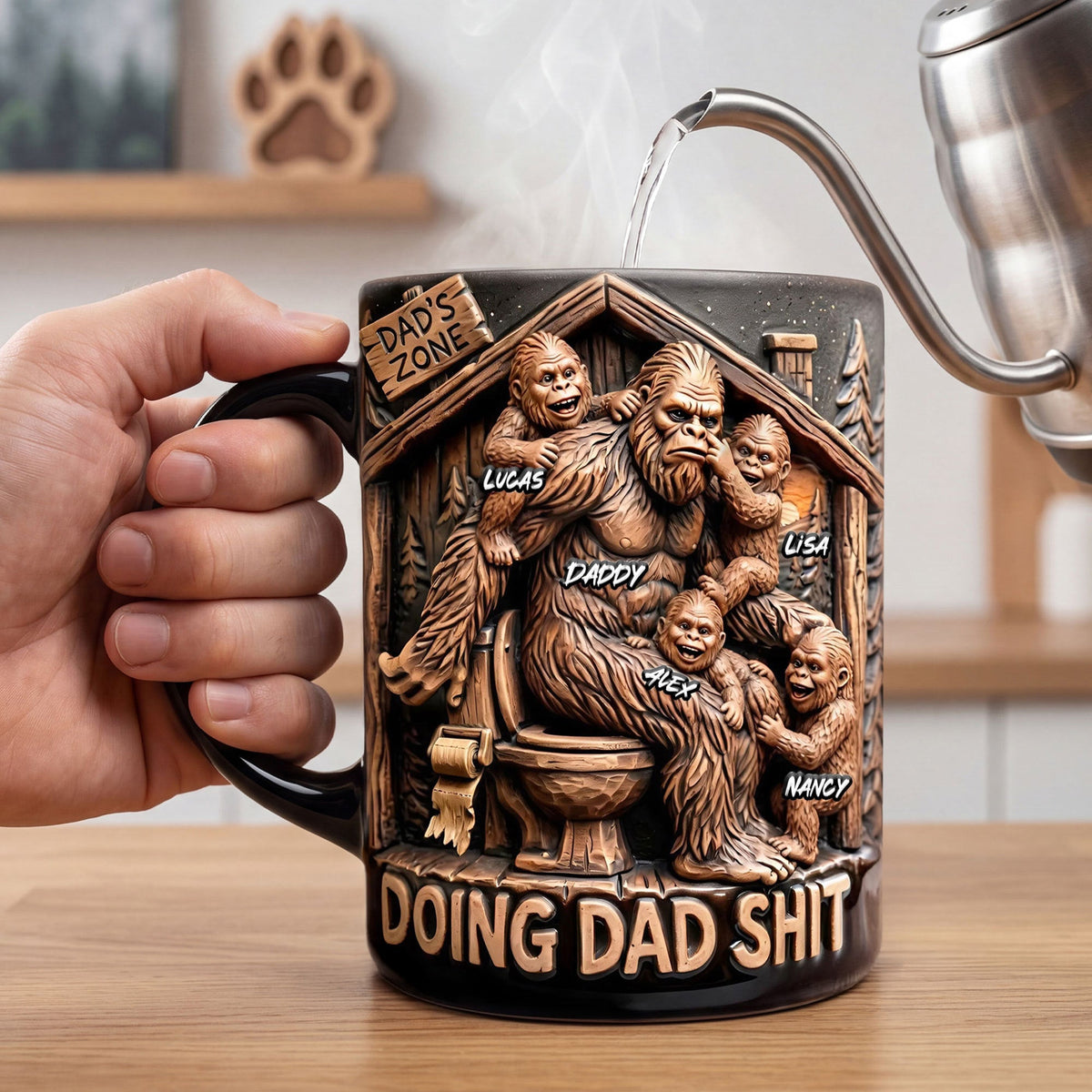 Dad's Rare Personal Space Fun Magic Mug - Personalized Gifts For Dads 01QHTI070526