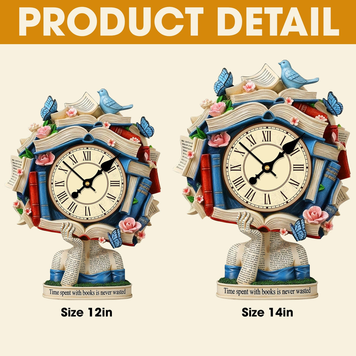 Memorial Heart Wings Clock - Custom Photo Gifts For Heaven Acrylic Hanging Wall Clock 02NATA250326