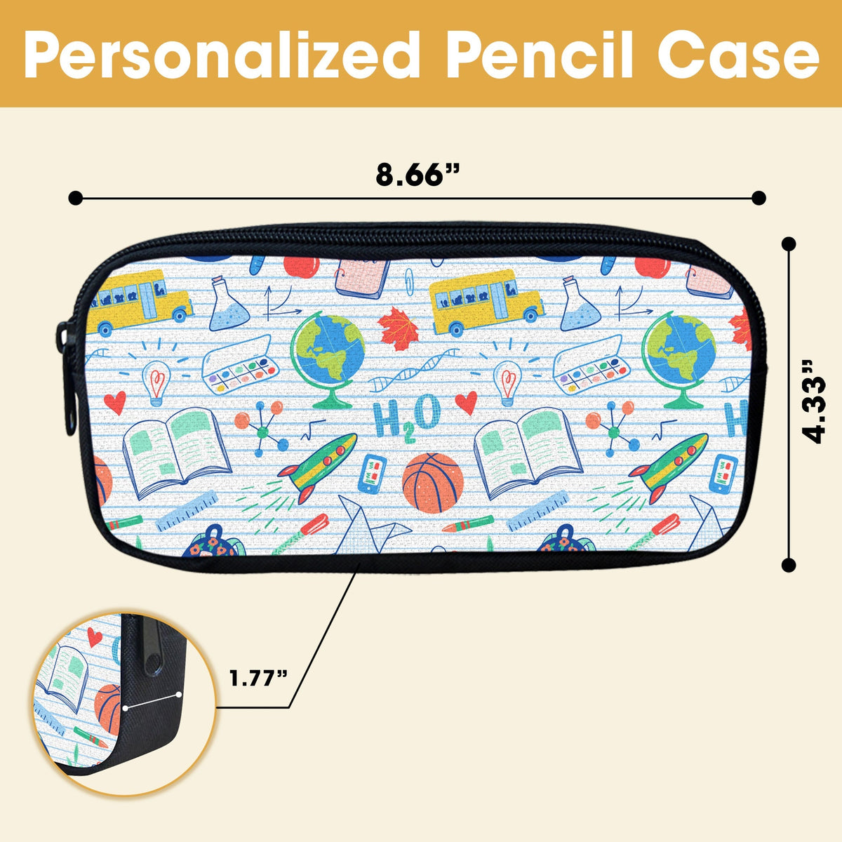 Friend's Adventure Pencil Case – Personalized Gifts For Kids 03pgti100726