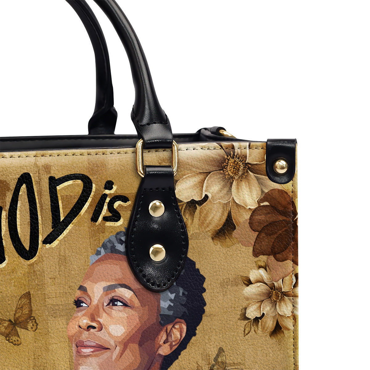 God Is Rewriting My Story - Personalized Leather Handbag