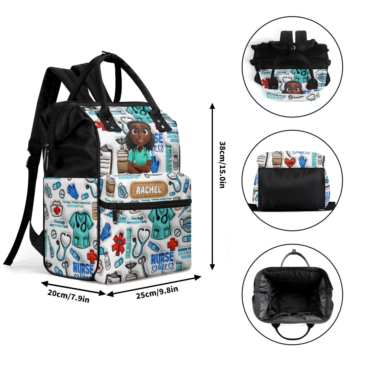 Nurse Life - Personalized Duckbilled Backpack