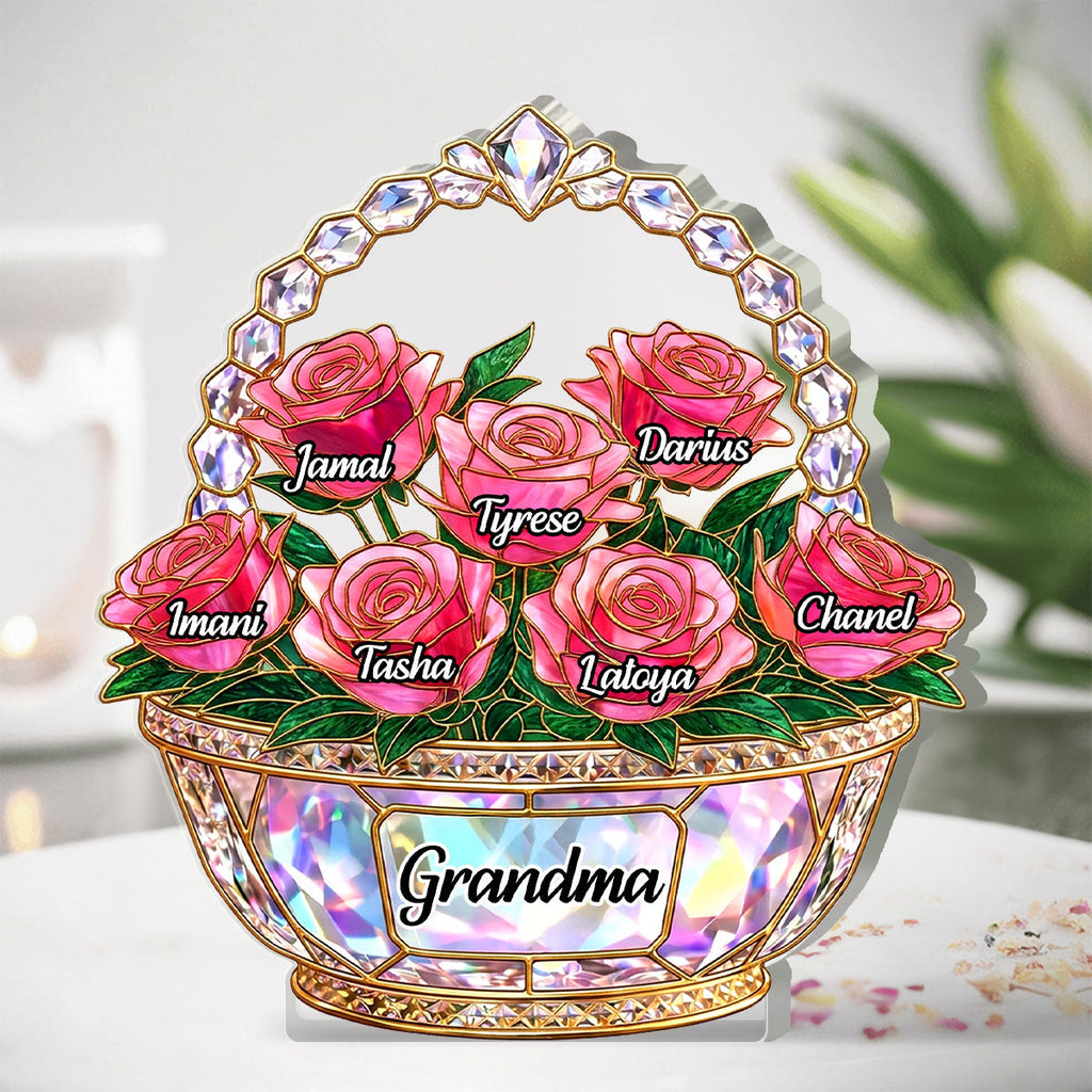 Mom Is My Home - Personalized Custom Shaped Acrylic Plaque