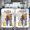 So The Adventure Begins - Personalized Luggage Cover