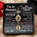I'm So Proud of You - Personalized Graduation Tassel Photo Charm With Angel Wing