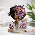 A Beautiful Queen - Personalized Custom Shaped Acrylic Plaque